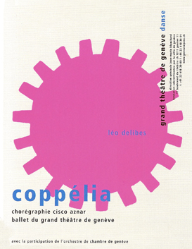 affiche de Coppélia lumières de Samuel Marchina